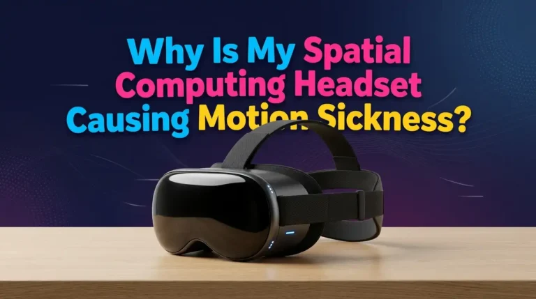 Why Is My Spatial Computing Headset Causing Motion Sickness?