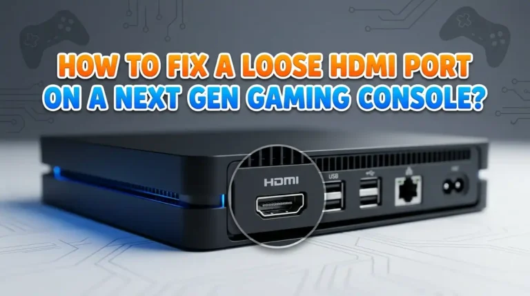 How to Fix a Loose HDMI Port on a Next Gen Gaming Console?