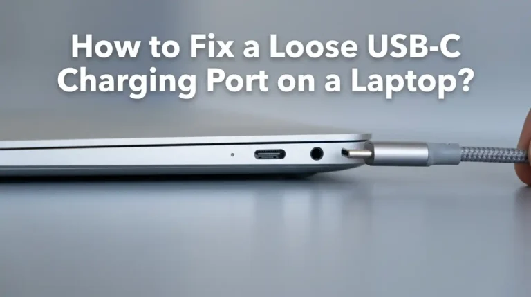 How to Fix a Loose USB-C Charging Port on a Laptop?