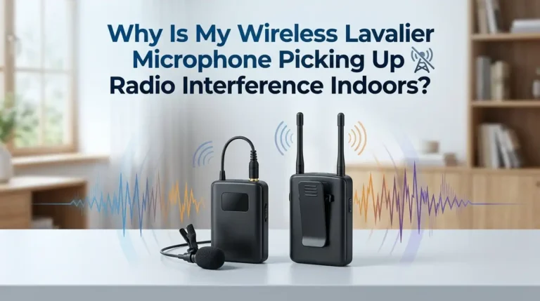 Why Is My Wireless Lavalier Microphone Picking Up Radio Interference Indoors?
