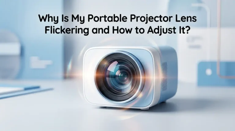 Why Is My Portable Projector Lens Flickering and How to Adjust It?