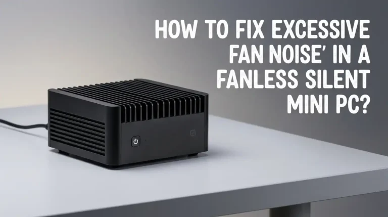 How To Fix Excessive Fan Noise In A Fanless Silent Mini PC?