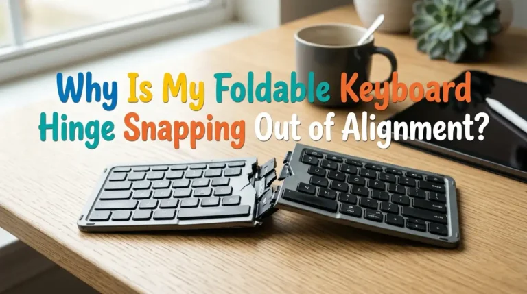 Why Is My Foldable Keyboard Hinge Snapping Out of Alignment?