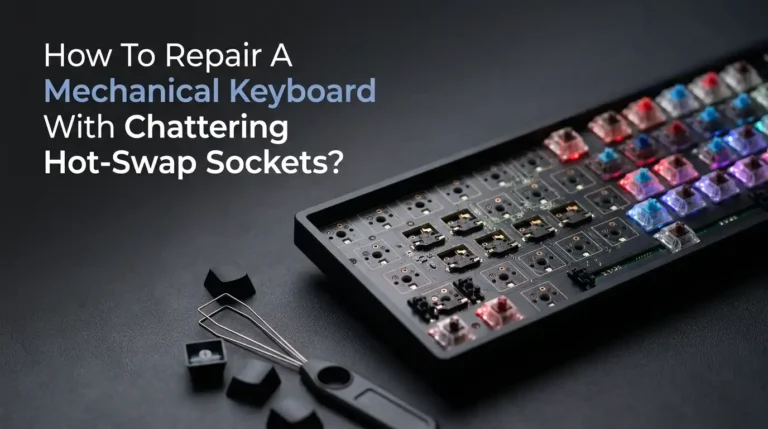 How To Repair A Mechanical Keyboard With Chattering Hot-Swap Sockets?