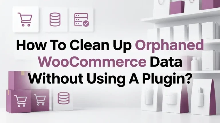 How To Clean Up Orphaned WooCommerce Data Without Using A Plugin?