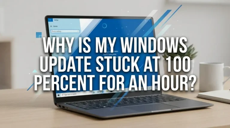 Why Is My Windows Update Stuck At 100 Percent For An Hour?