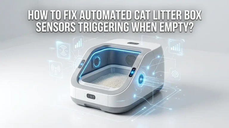How To Fix Automated Cat Litter Box Sensors Triggering When Empty?