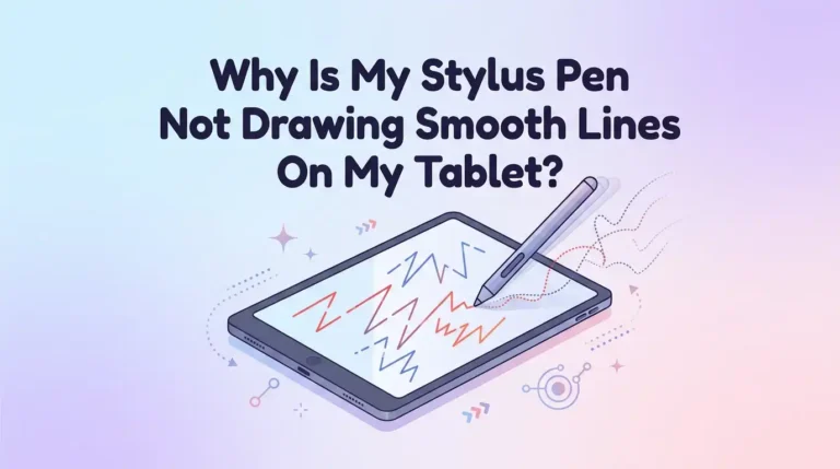 Why Is My Stylus Pen Not Drawing Smooth Lines On My Tablet?