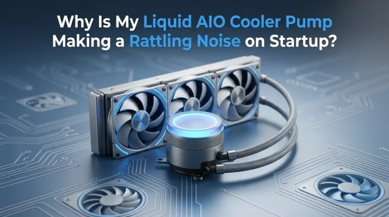Why Is My Liquid AIO Cooler Pump Making a Rattling Noise on Startup?