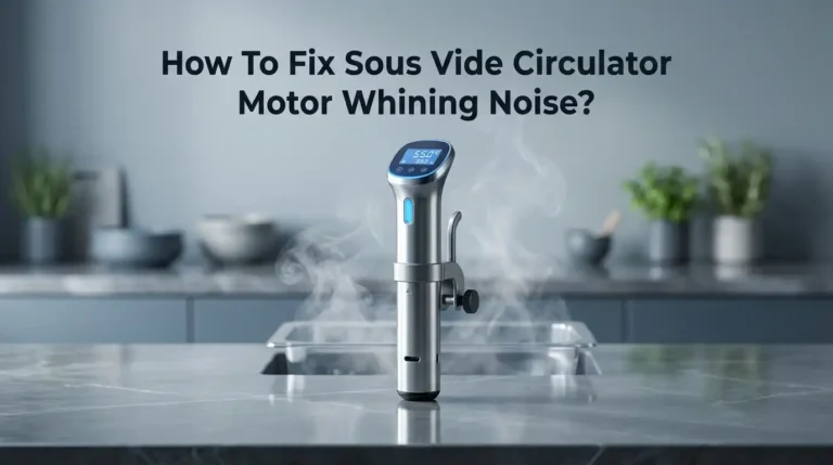 How To Fix Sous Vide Circulator Motor Whining Noise?