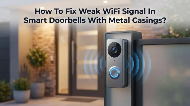 How To Fix Weak WiFi Signal In Smart Doorbells With Metal Casings?