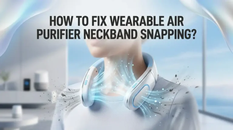 How To Fix Wearable Air Purifier Neckband Snapping?