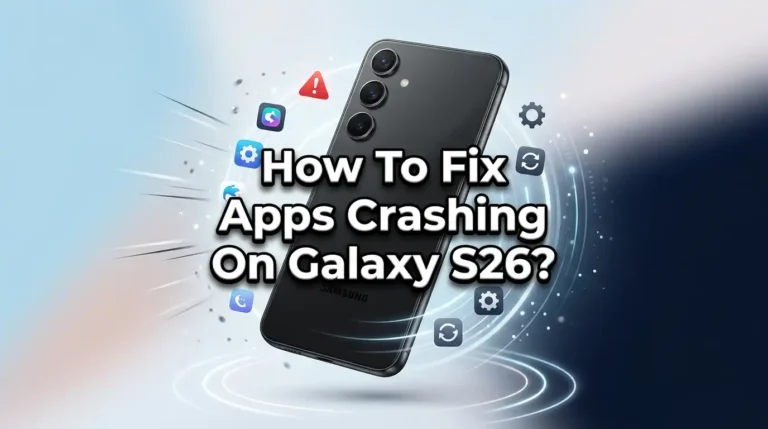 How To Fix Apps Crashing On Galaxy S26?