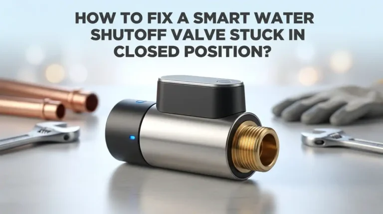 How To Fix A Smart Water Shutoff Valve Stuck In Closed Position?