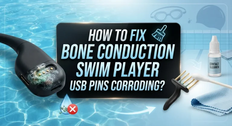How To Fix Bone Conduction Swim Player USB Pin Corrosion?