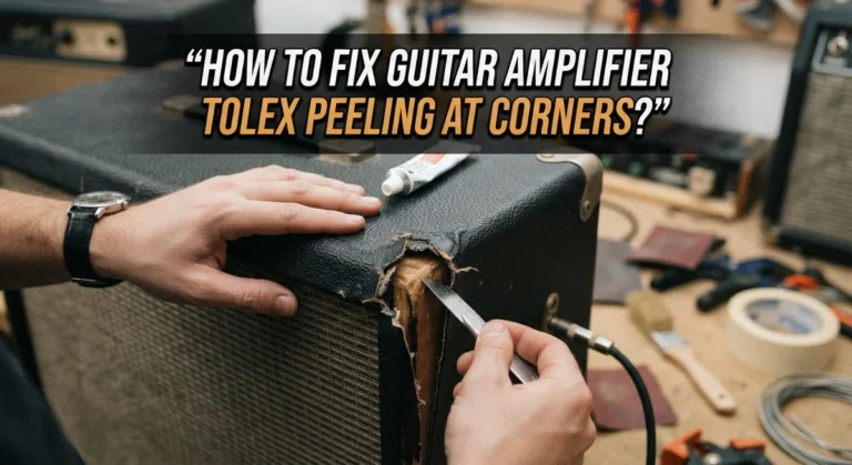 How To Fix Guitar Amplifier Tolex Peeling At Corners?