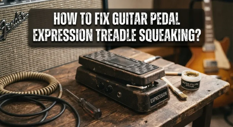 How To Fix Guitar Pedal Expression Treadle Squeaking?