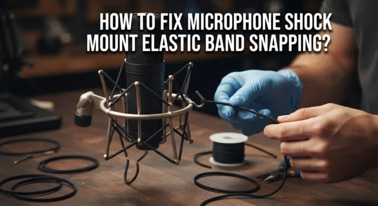 How To Fix Microphone Shock Mount Elastic Band Snapping?