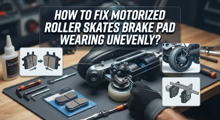 How To Fix Motorized Roller Skates Brake Pad Wearing Unevenly?