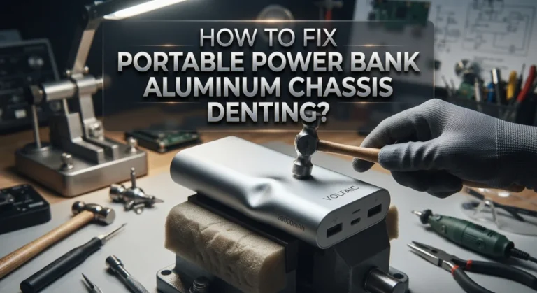 How To Fix Portable Power Bank Aluminum Chassis Denting?