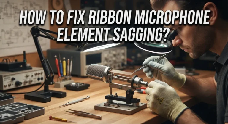How To Fix Ribbon Microphone Element Sagging?