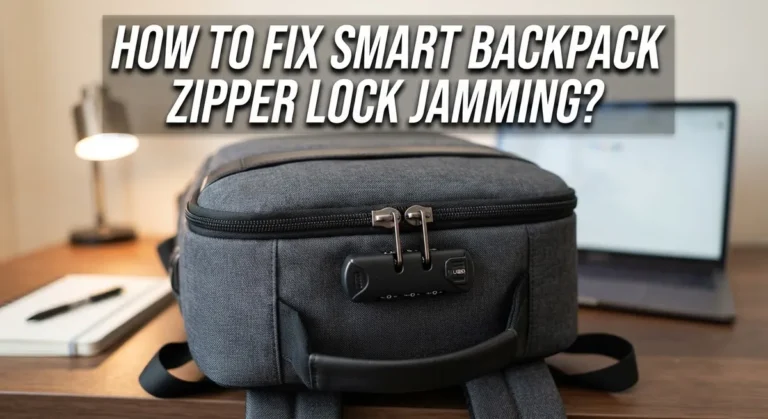 How To Fix Smart Backpack Zipper Lock Jamming?