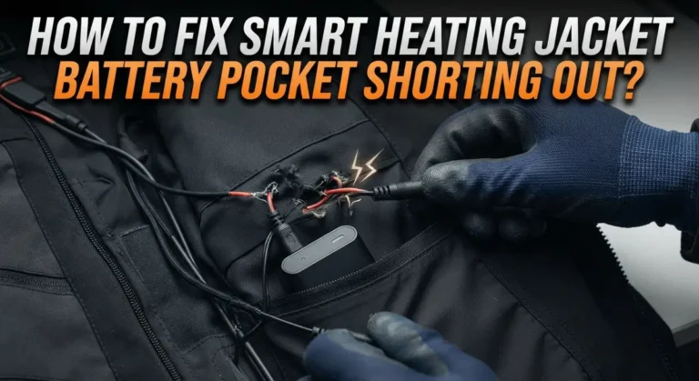 How To Fix Smart Heating Jacket Battery Pocket Shorting Out?