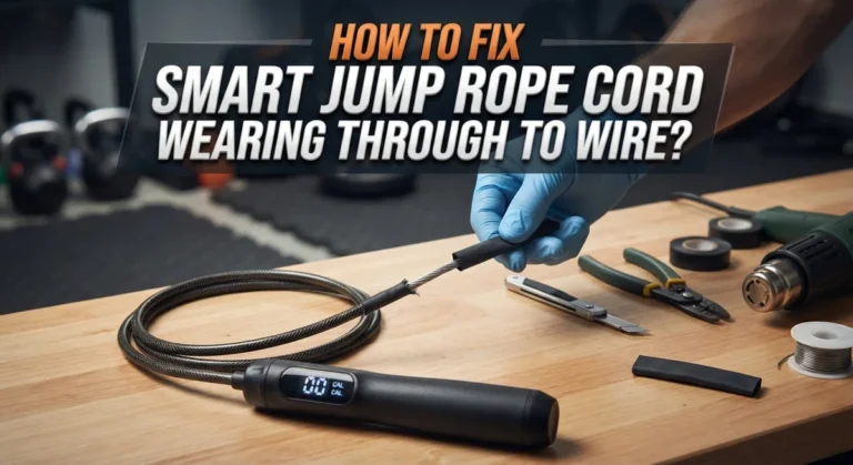 How To Fix Smart Jump Rope Cord Wearing Through To Wire?