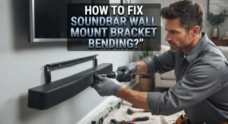 How To Fix Soundbar Wall Mount Bracket Bending?