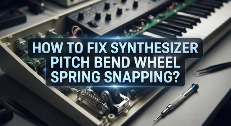 How To Fix Synthesizer Pitch Bend Wheel Spring Snapping?