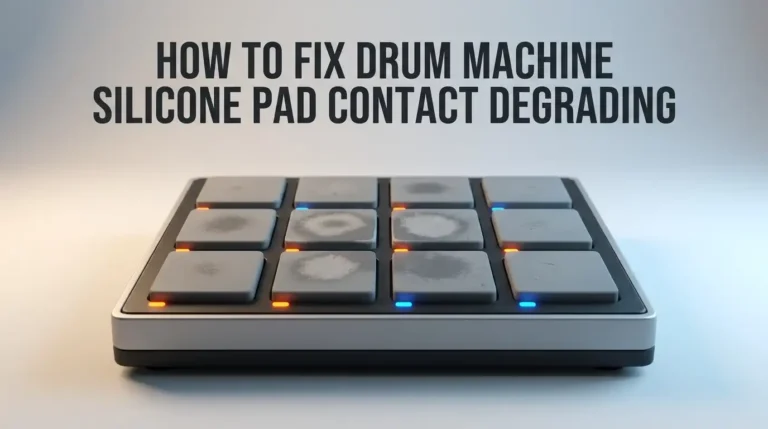 How To Fix Drum Machine Silicone Pad Contact Degrading?