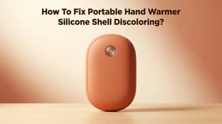 How To Fix Portable Hand Warmer Silicone Shell Discoloring?